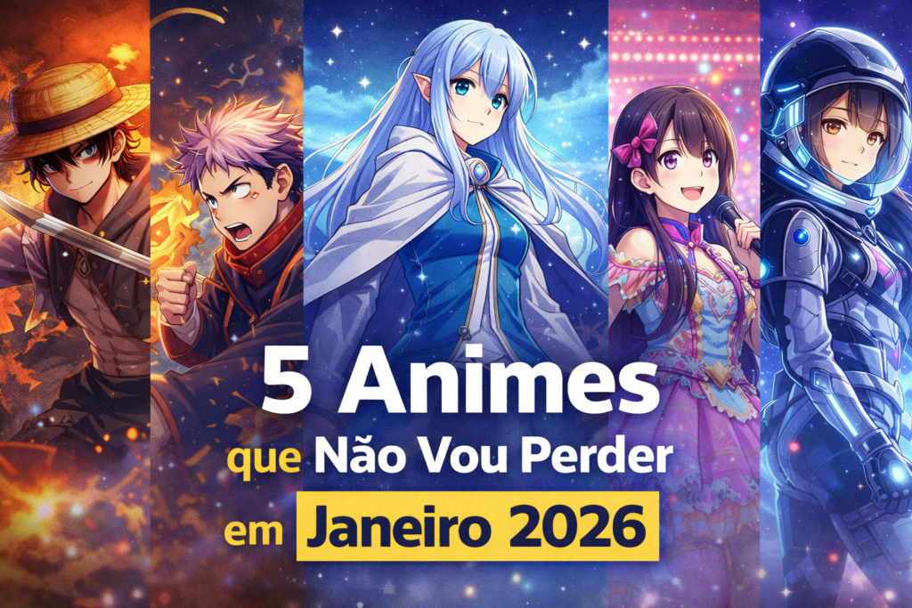 5 Animes que Você Não Pode Perder em Janeiro de 2026.