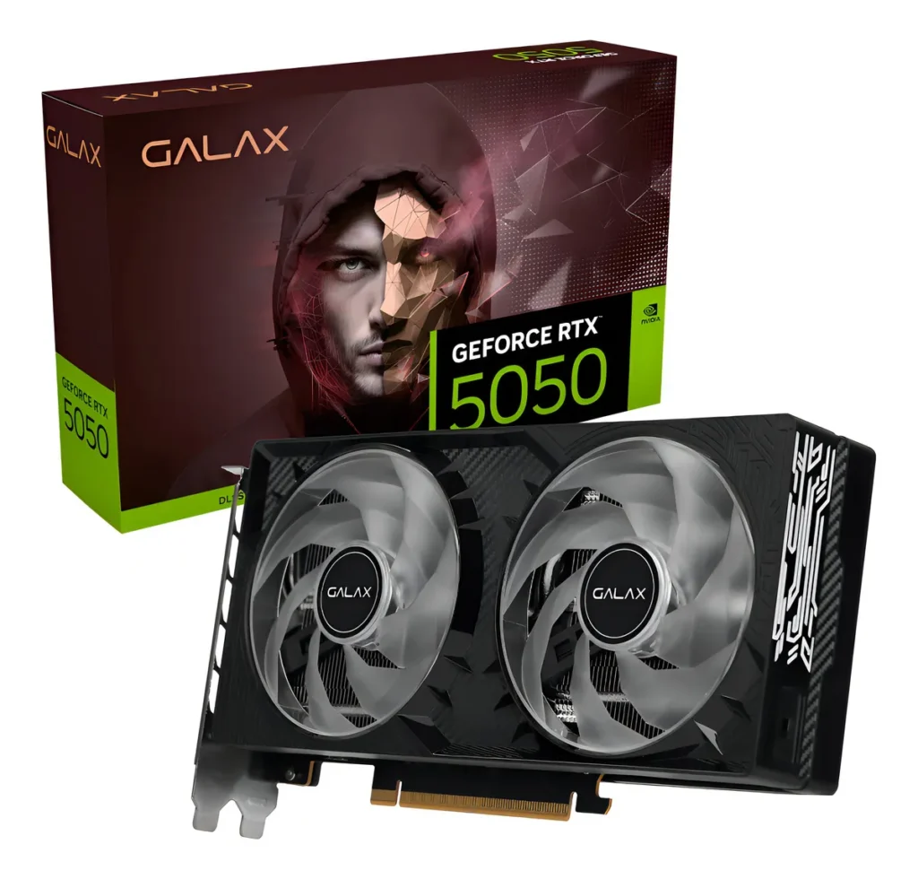 Placa de vídeo NVIDIA GeForce RTX 5050, a melhor opção de entrada para upgrade em 2026 com suporte a DLSS 4.0.